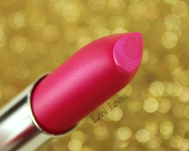 Maybelline Superstay Megawatt Lipstick - Flash of Fuchsia Swatches & Review