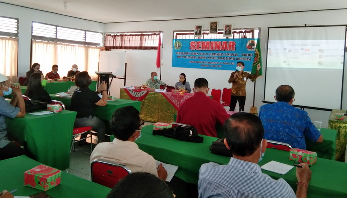 Dekopinda Tabanan Gelar Seminar Pelelangan Agunan