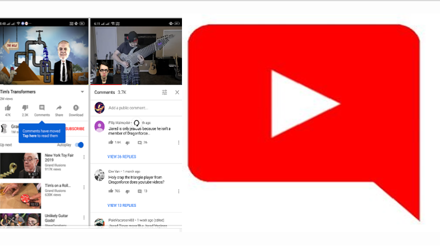 يوتيوب يختبر ميزة جديدة فى التعليقات على منصة أندرويد يوتيوب يختبر ميزة جديدة فى التعليقات على منصة أندرويد