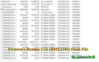 Firmware Realme C11 (RMX2185) Flash File