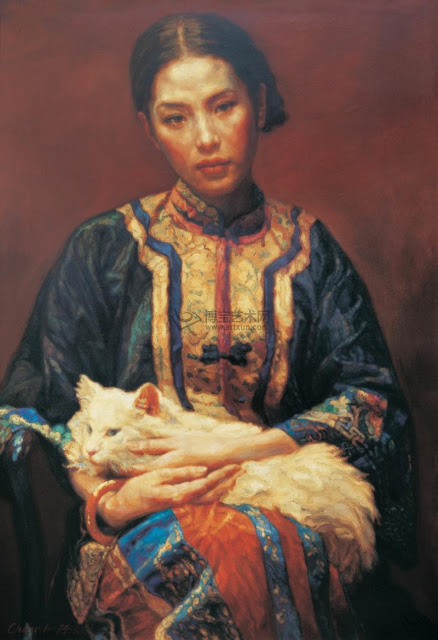 Chinese Romantic Realist Painter-"Chen Yifei" 1946-2005