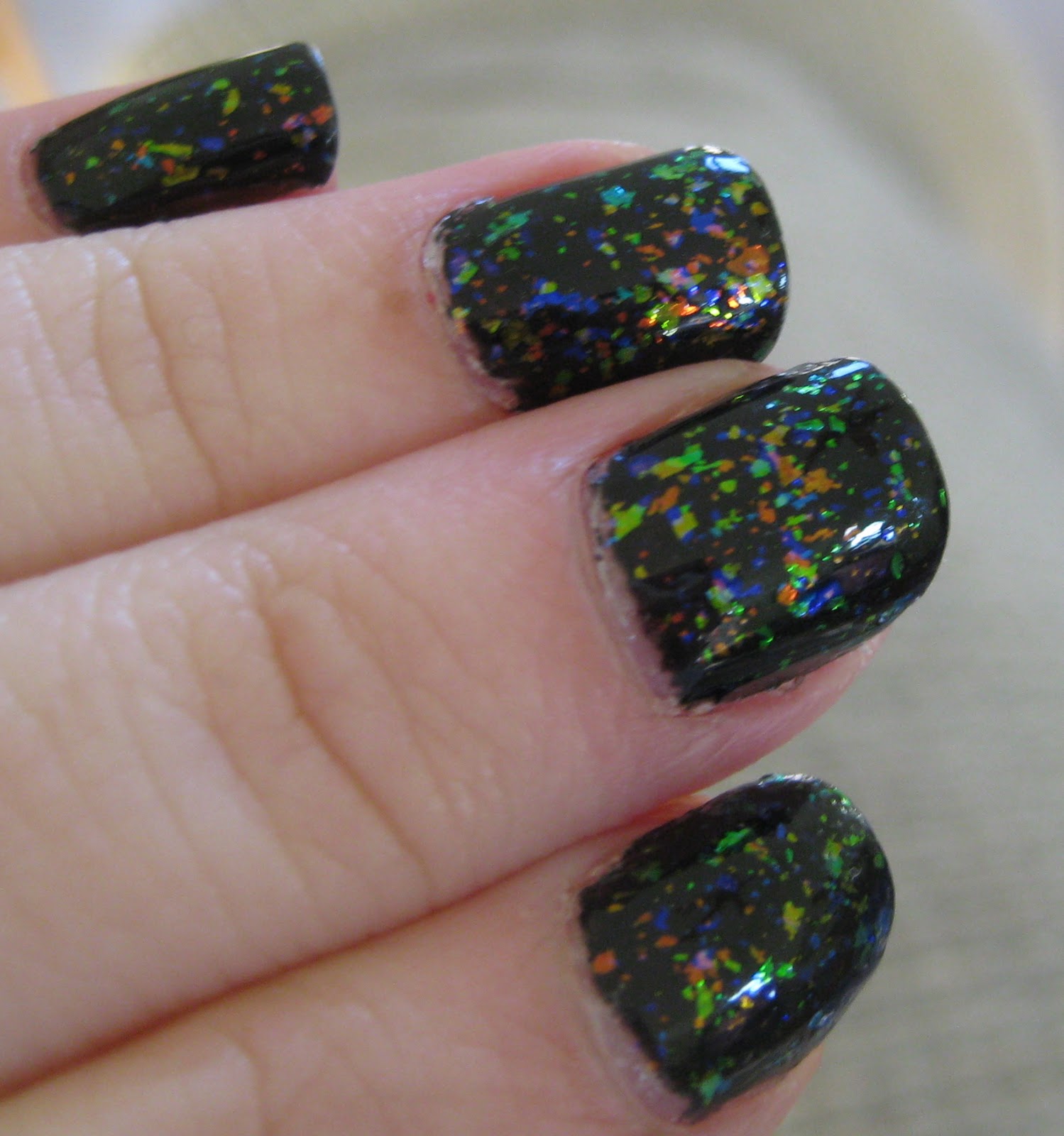 Unprofessional Nails Finger Paints Flakies