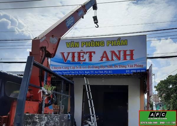 Thi công biển quảng cáo in bạt tại Phú Quốc