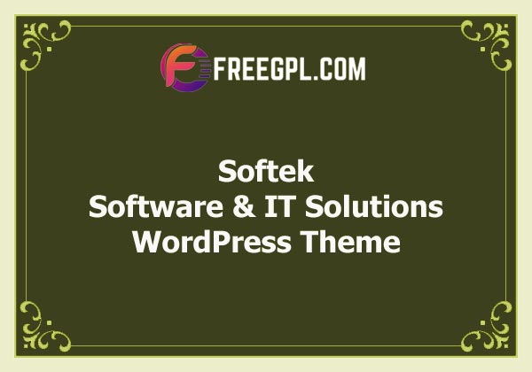 Softek - Software & IT Solutions WordPress Theme Free Download