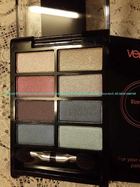 VERY ME EYESHADOW PALETTE - ROMANCE ORIFLAME NATALIE BEAUTE REVIEW AND PHOTO