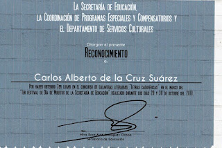 Concurso de calaveritas SEP, Carlos de la Cruz Suárez