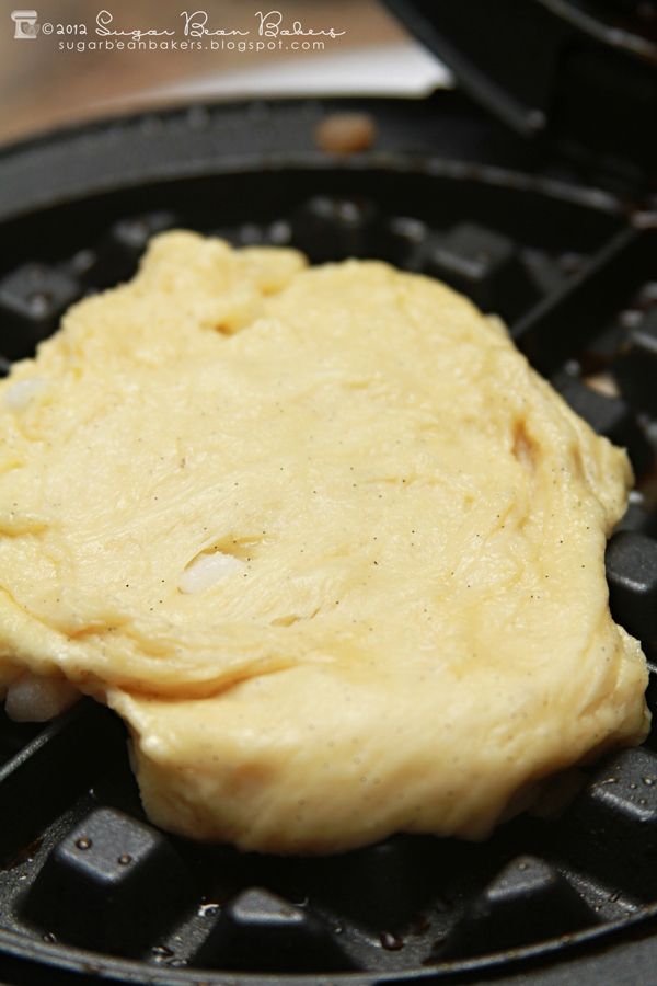 Sugar Bean Bakers { Vanilla Bean Liege Waffles }