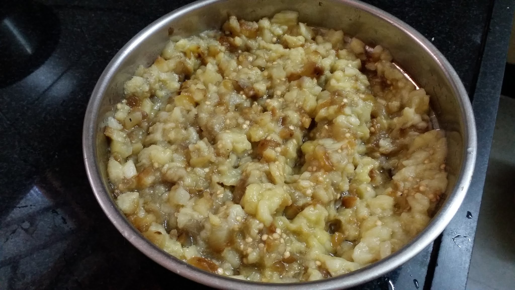 Culinary Creations Baingan bharta (Roasted brinjal mash)