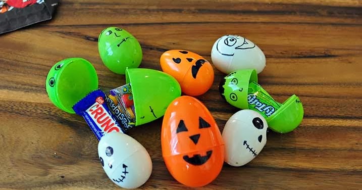 The Cheese Thief: Reuse Easter Eggs for Halloween Decorations