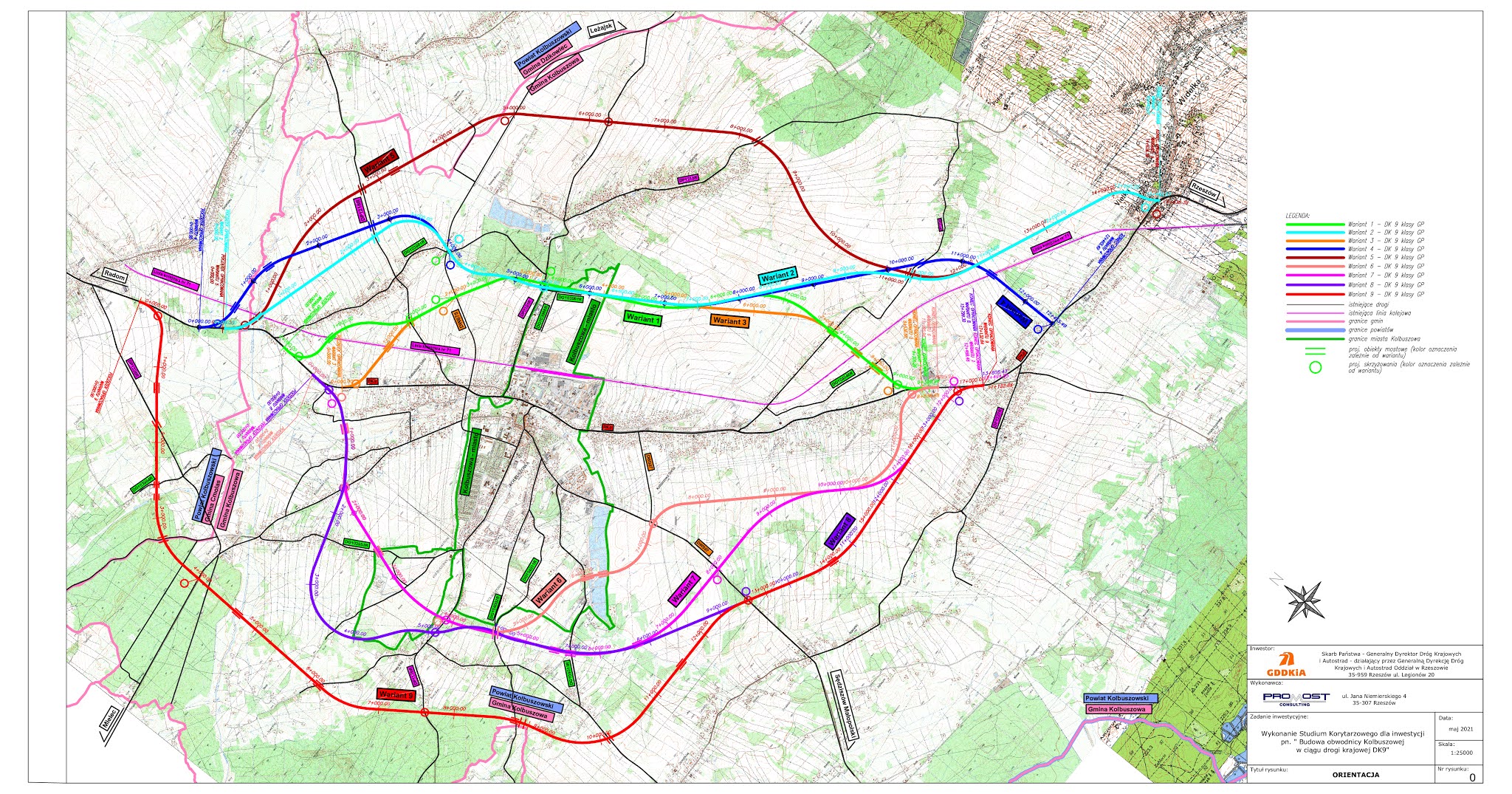 Oto warianty przyszłej obwodnicy miasta [MAPA]