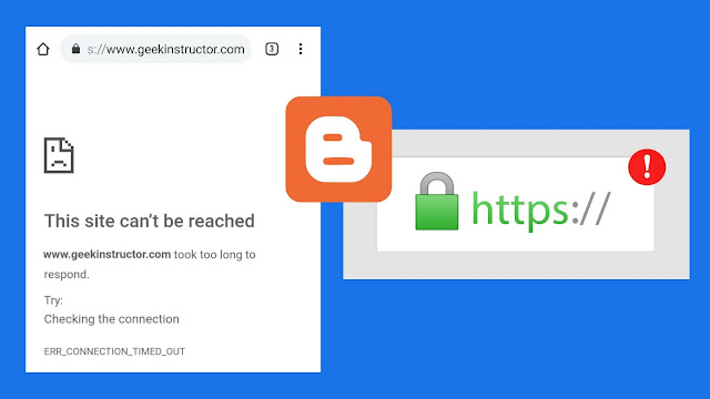 Fix this site can't be reached error in Blogge HTTPS sites