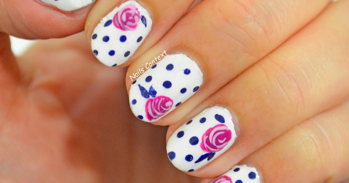 Floral Cake Inspired Nails