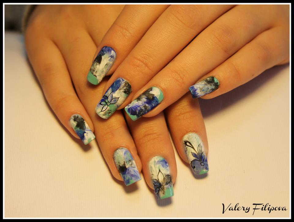 1. Hand Painted Nail Art Designs - wide 8