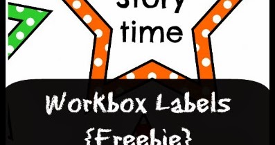 Workbox Labels {Freebie} | School Time Snippets