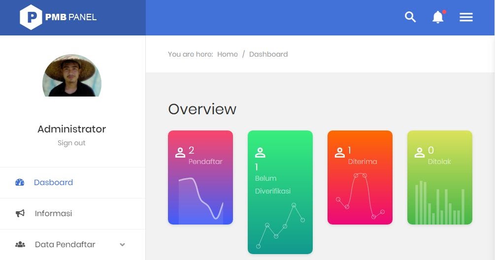 Aplikasi Penerimaan Mahasiswa Baru Berbasis Web Root93 Co Id Computer Networking Web Programming