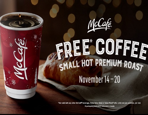 Mcdonalds Free Small Hot Premium Roast Coffee Mcdonalds Free Small Hot Premium Roast Coffee