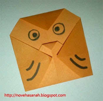  Origami  Mudah untuk  Anak  TK  Burung Hantu