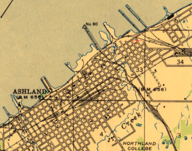 Towns and Nature Ashland, WI 19171965 Abandoned Soo and C&NW Ore Docks