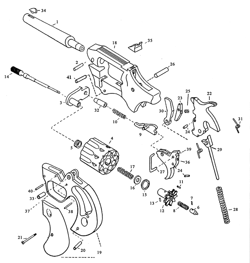 Charter Arms Undercover 38 Special Schematic
