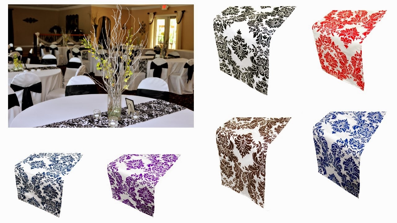 TABLE RUNNERS IN DAMASK