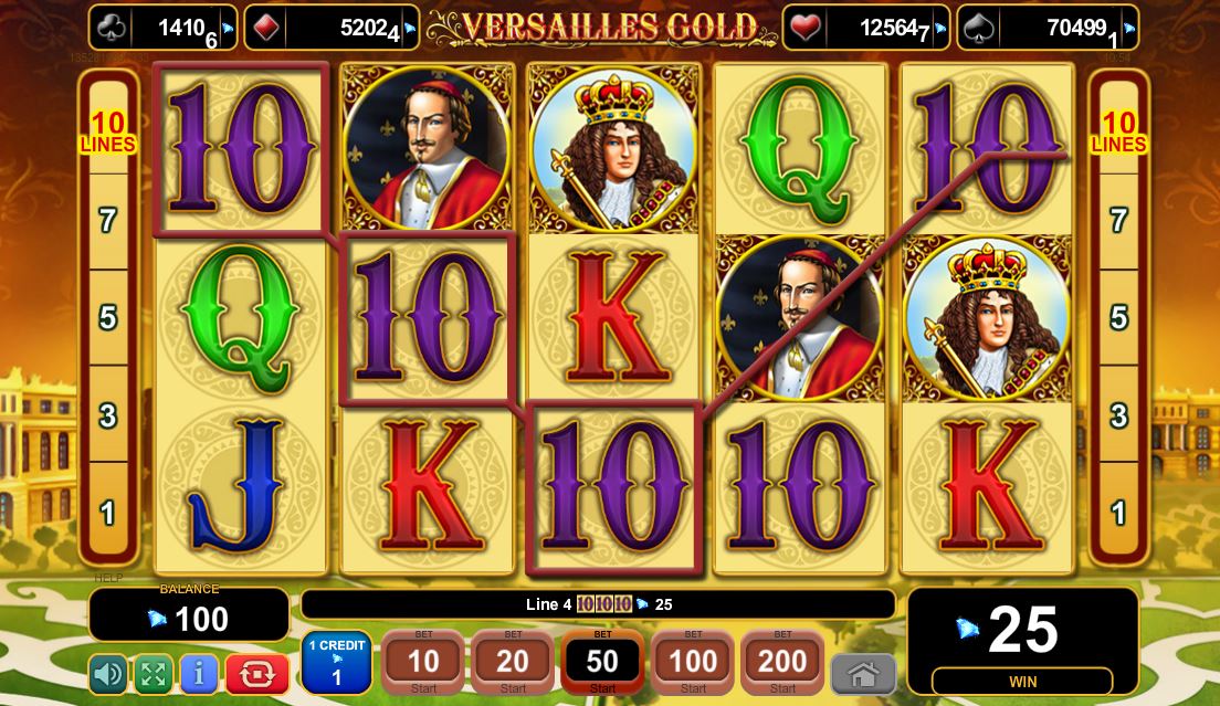 Versailles Gold Slots Jocuri ca la aparate