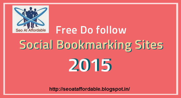  Social Bookmarking sites 2015