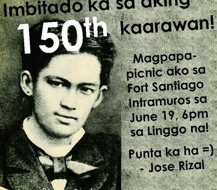 The Intersections & Beyond: Jose Rizal celebrates 150th Birthday on ...