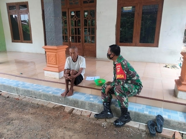 Terus Jaga Hubungan Baik, Babinsa Laksanakan Komsos Dengan Warga Binaan