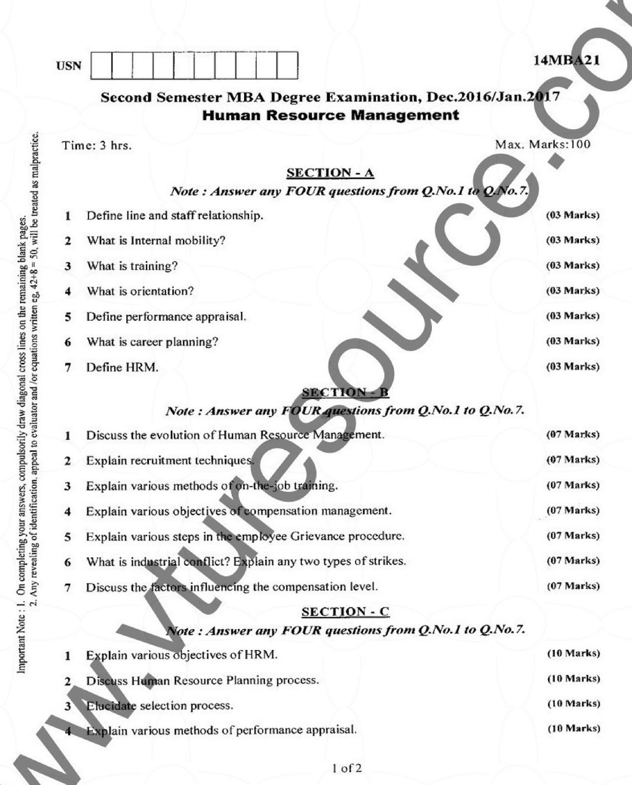 September 2017 Page 2 VTU Syllabus