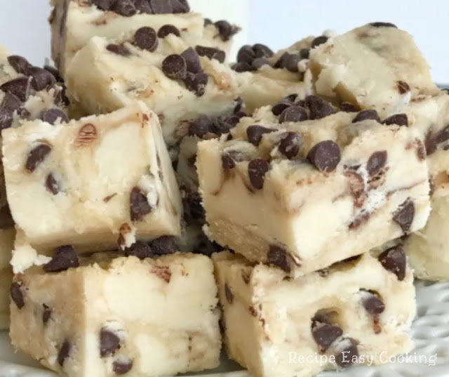 Chocolate Chip Cookies Dough Fudge