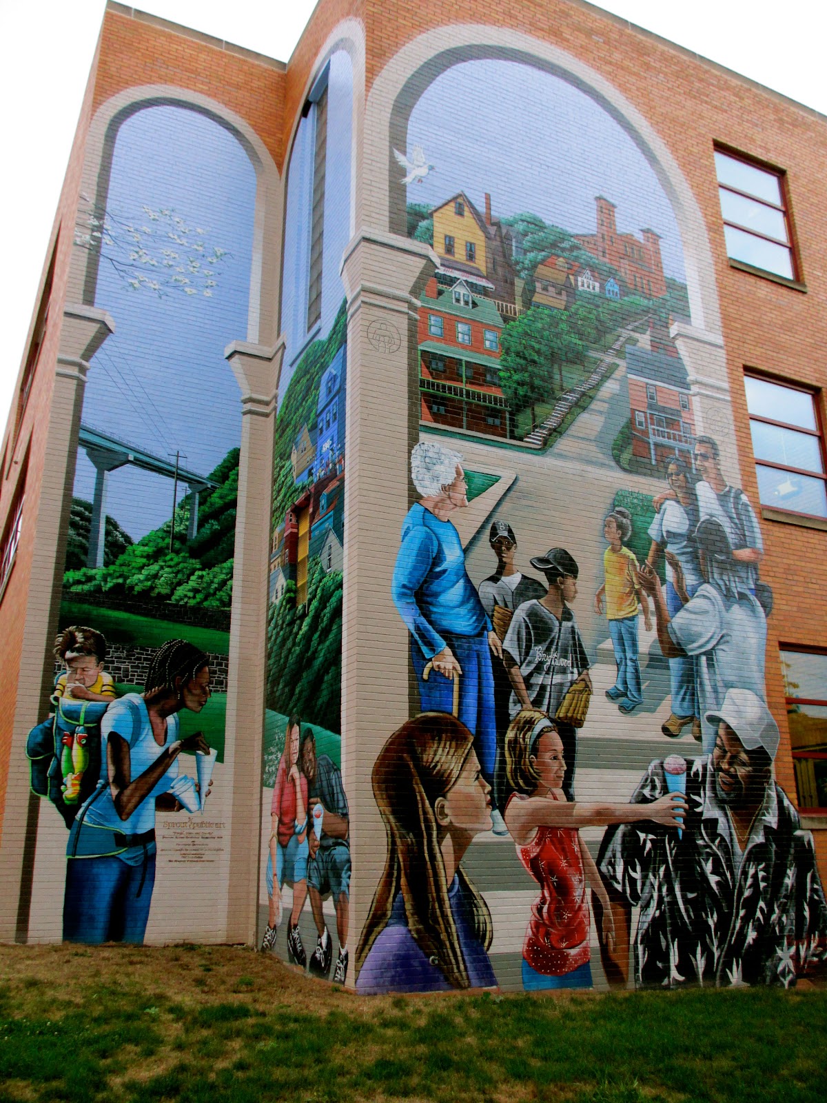 Pittsburgh Murals and Public Art Peace, Hope and Charity by Frances