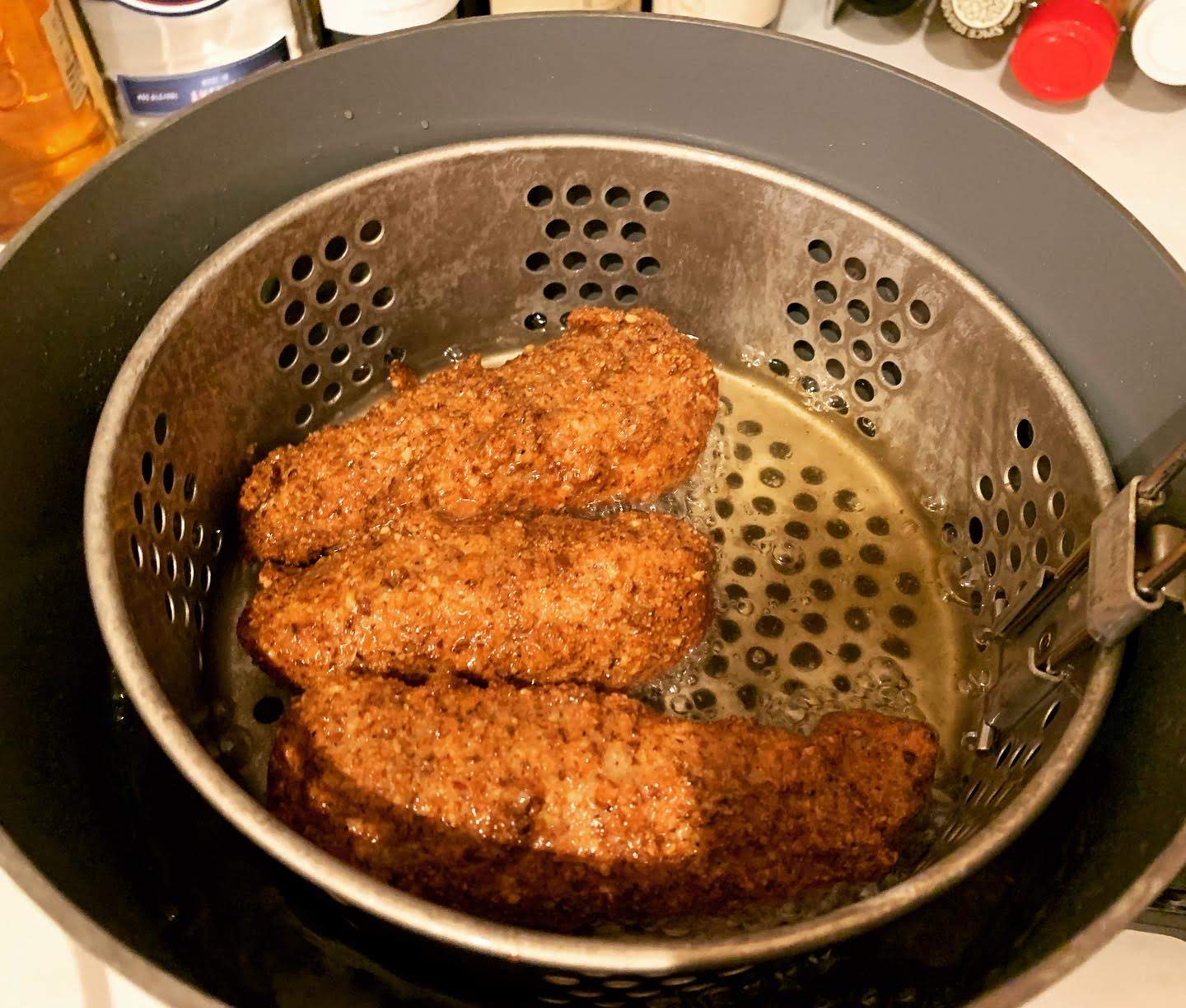 Keto Chicken Strips Caroline's Keto Kitchen