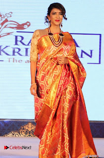 Actress Lakshmi Manchu at Fashion nd Radha Krishnan Silk Sarees Launch  0020
