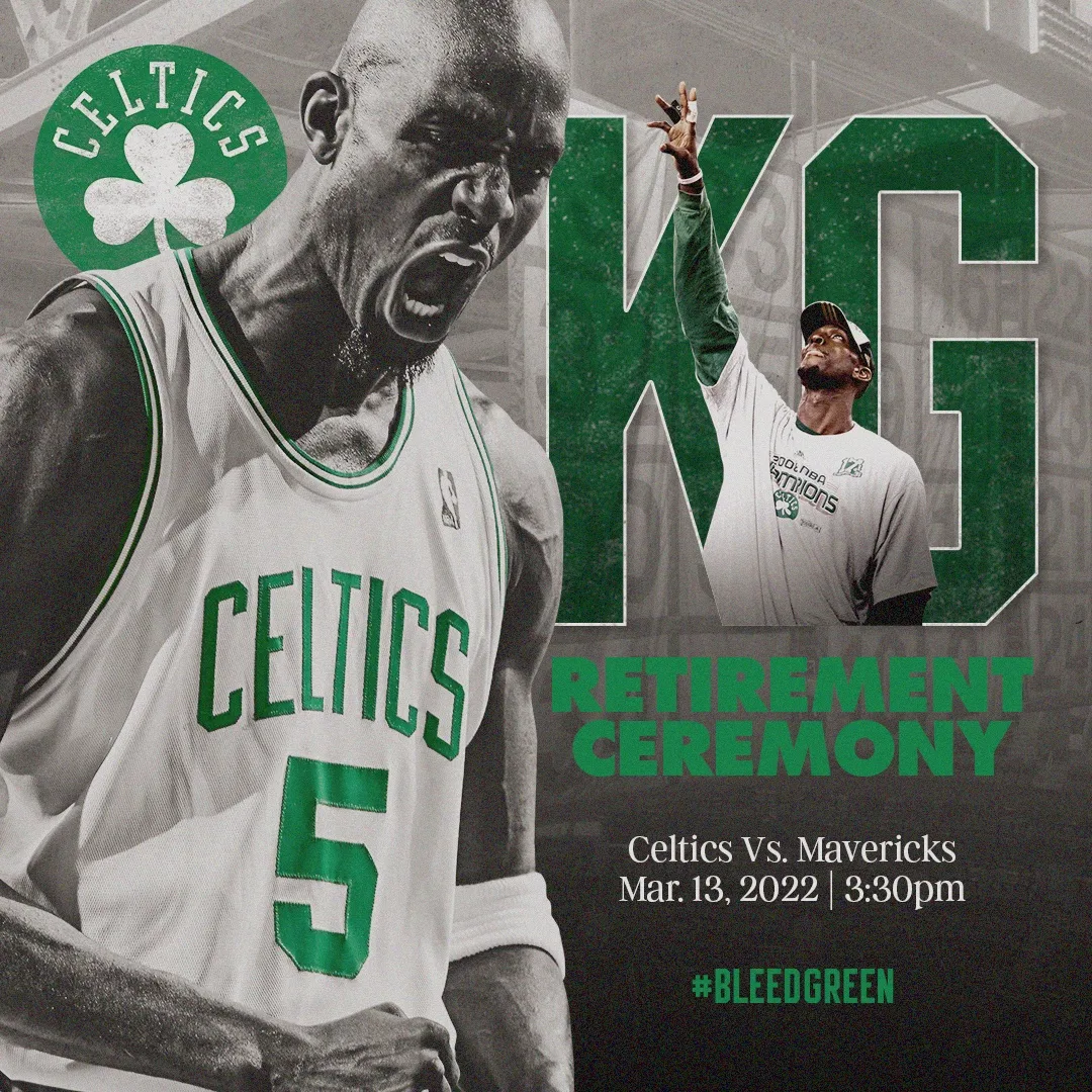 Boston Celtics announce Kevin jersey retirement date