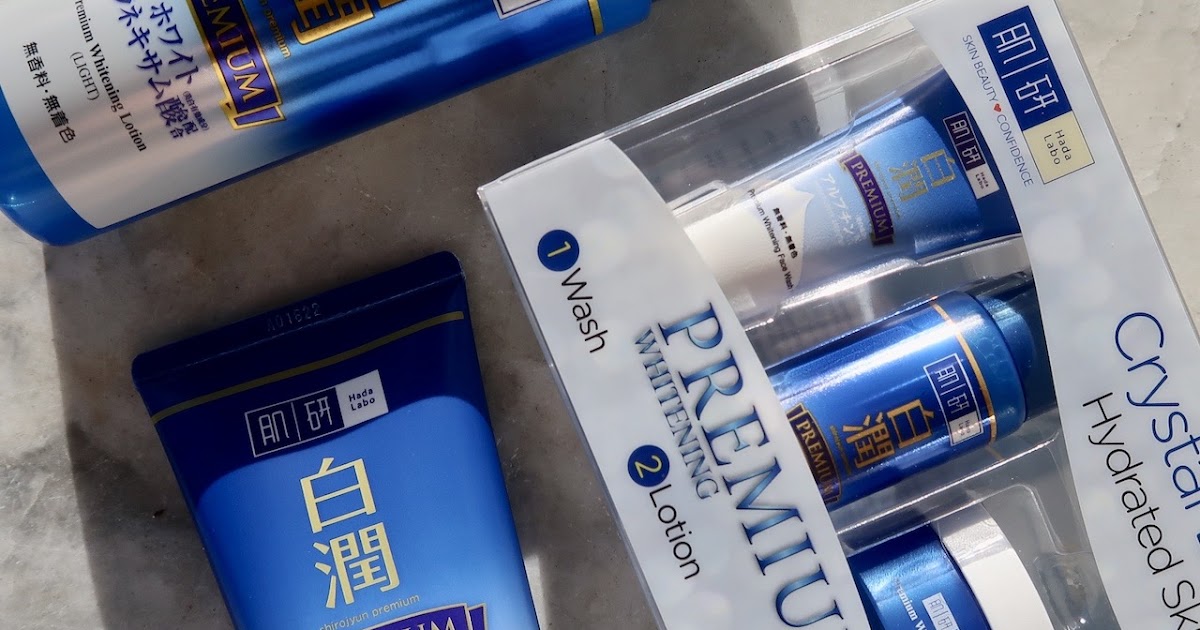 Hada Labo Premium Whitening Skin Care Line Review gentle, dryness free to even out your skin!