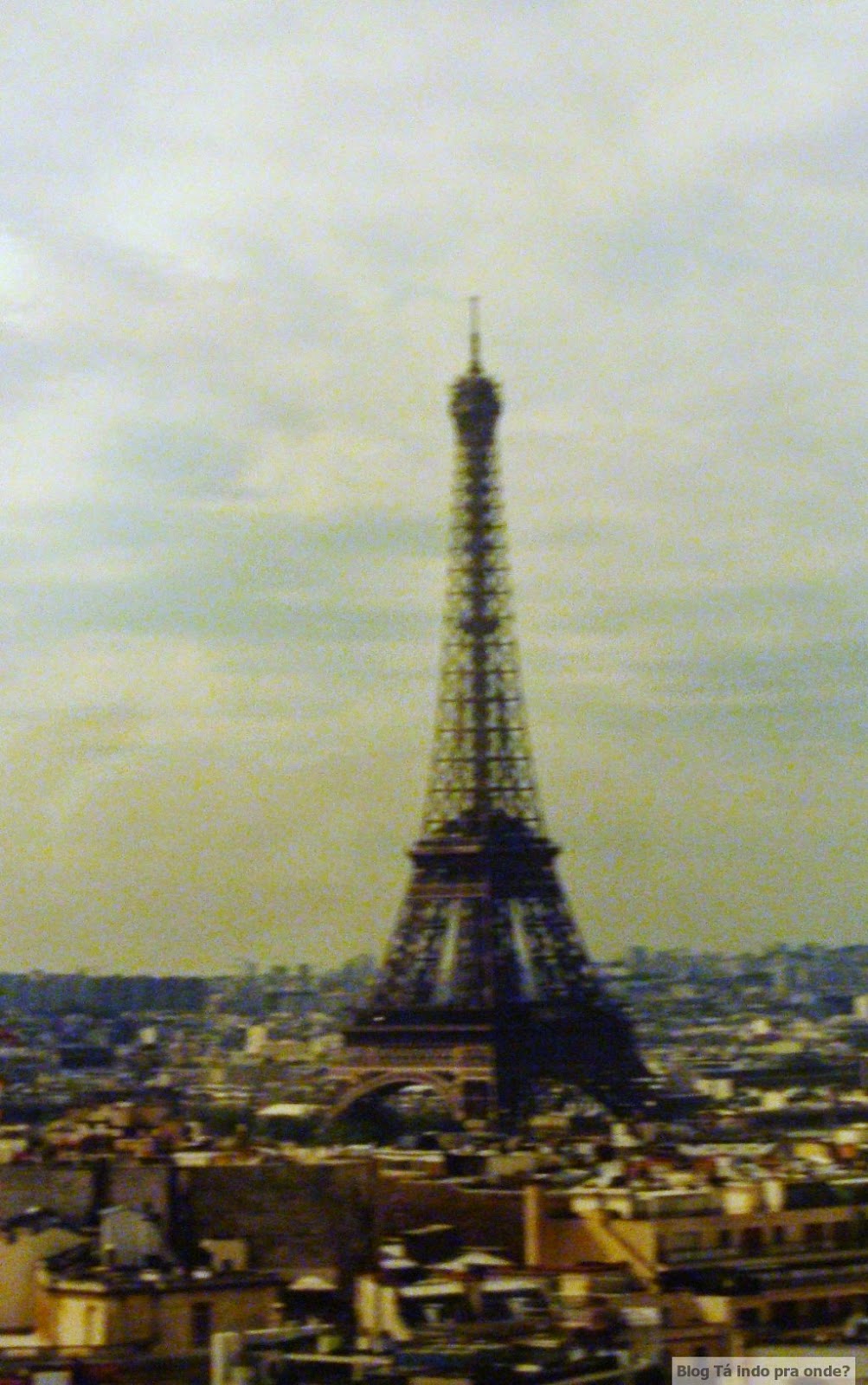 vista do Arco do Triunfo - Paris