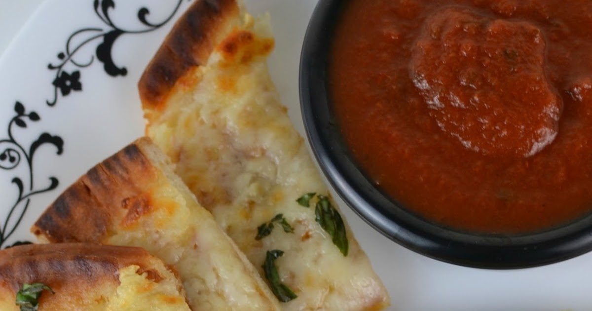 Cheesy Garlic Flatbread Breadsticks Recipe