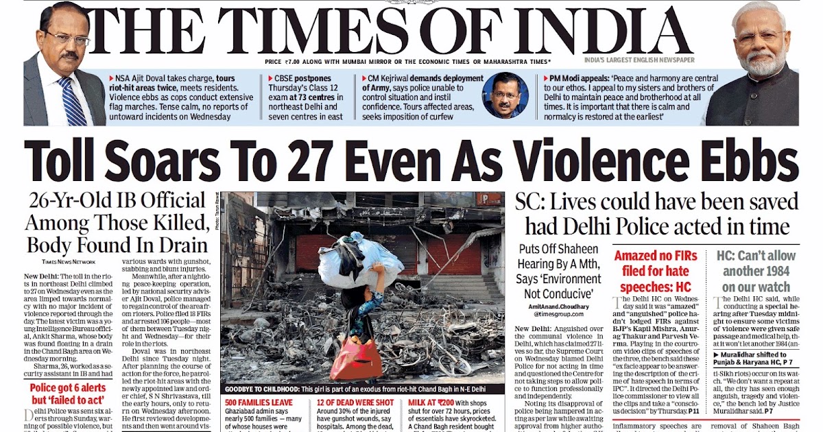 how to download epaper times of india free
