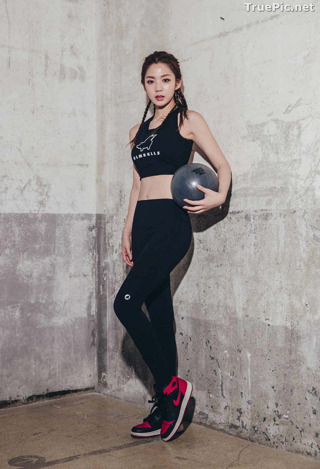 Image Korean Fashion Model - Lee Chae Eun - Fitness Set Collection #1 - TruePic.net - Picture-70