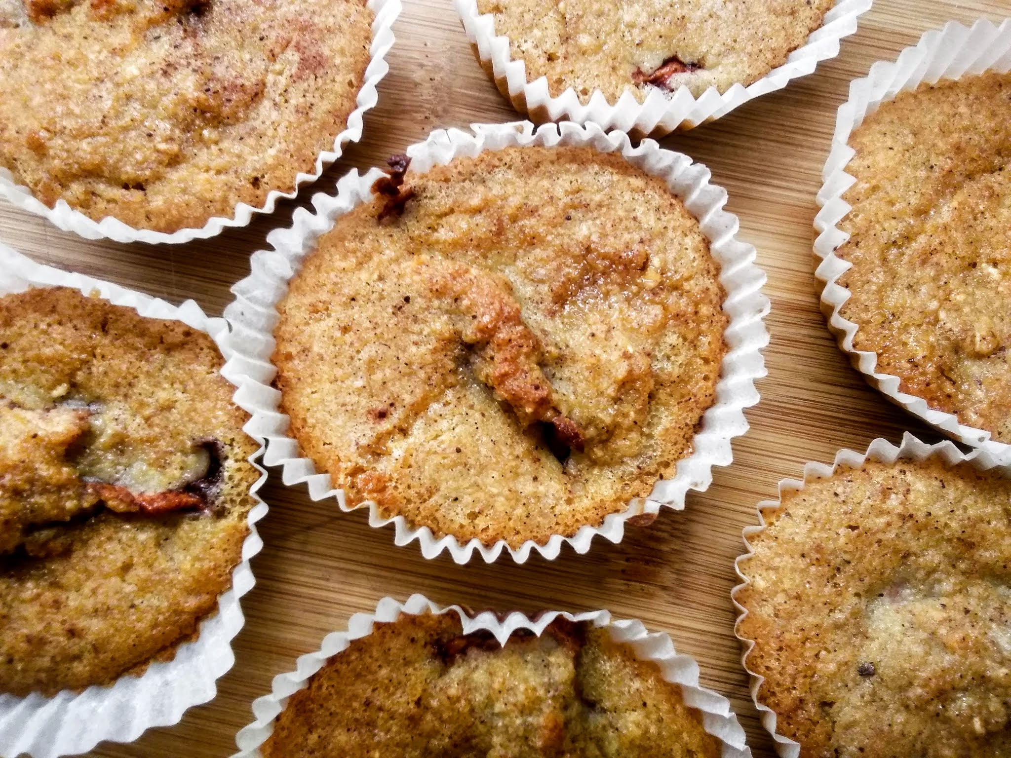 Äppelkake muffins / äppelkaka utan vetemjöl, socker och mjölk