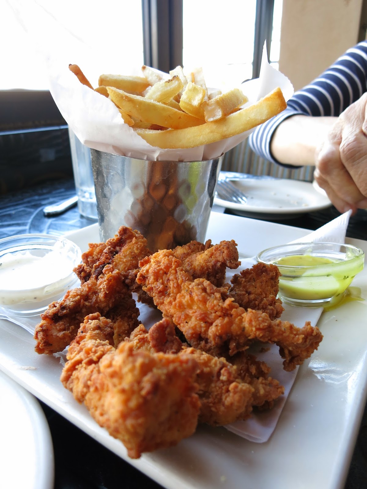 pieces of m Mushroom And Bacon Cheese Burgers, Kid's Fried Chicken