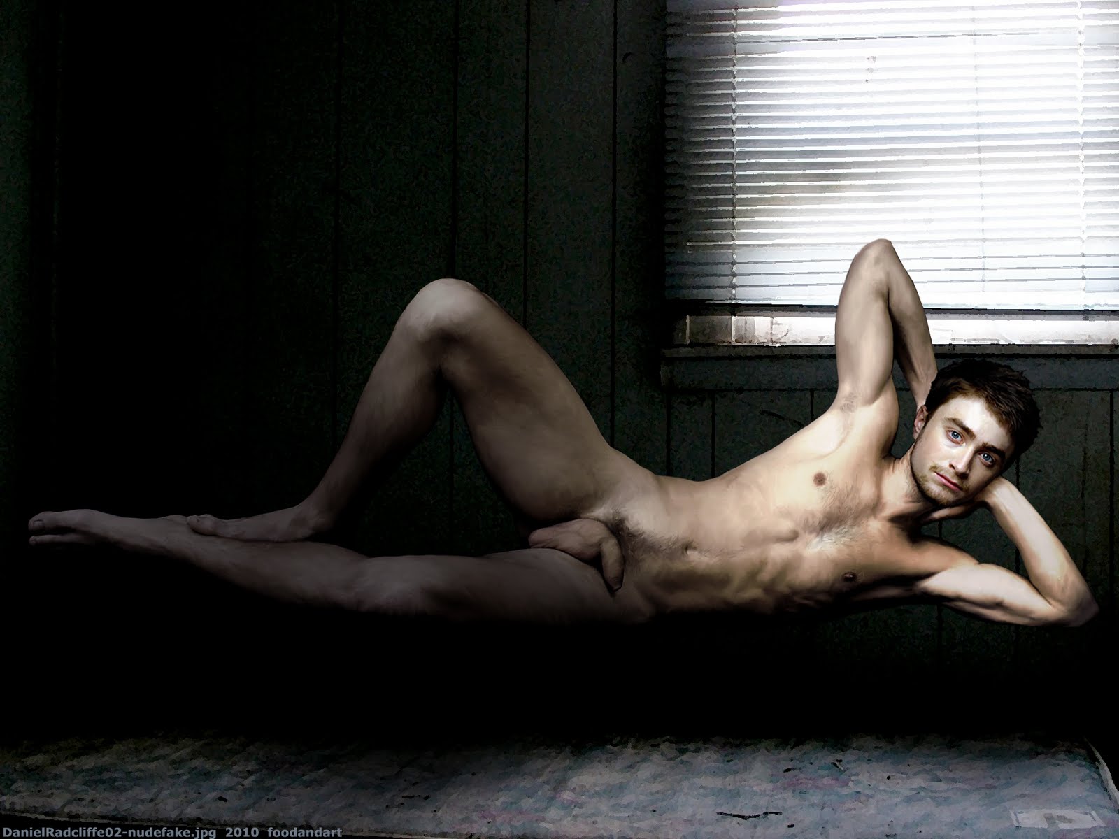 naked Daniel radcliffe