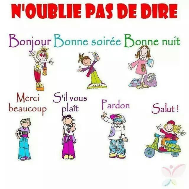 Les formules de politesse Les formules de politesse