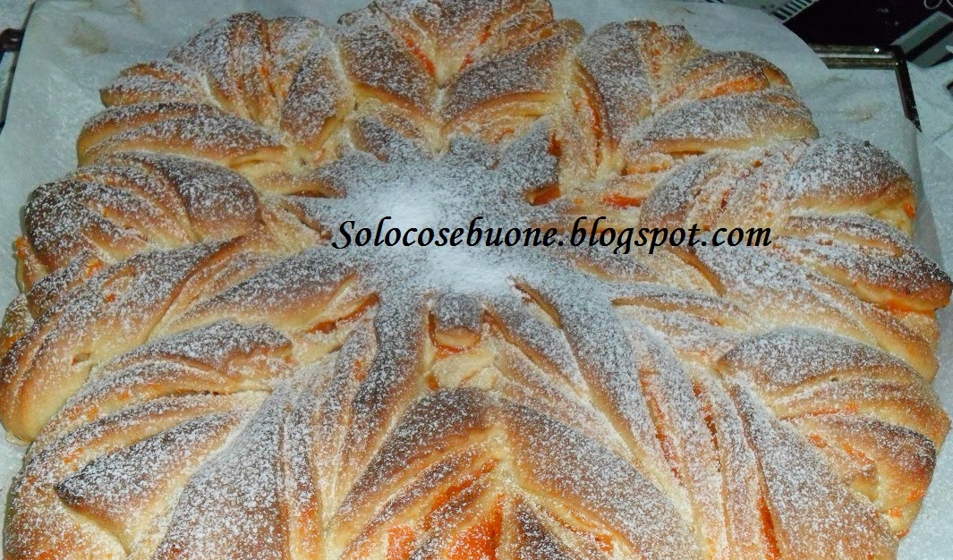 Ricette SoloCoseBuone Fiore di pan brioche alla marmellata