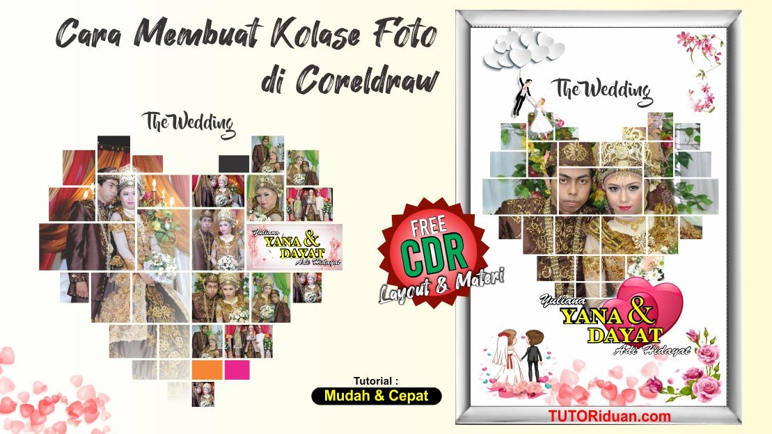 Cara Membuat Foto Kolase Bentuk Love Dengan Coreldraw Tutoriduan Com