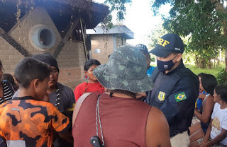 Protesto de indígenas bloqueia BR-316 entre Santa Inês e Bom Jardim