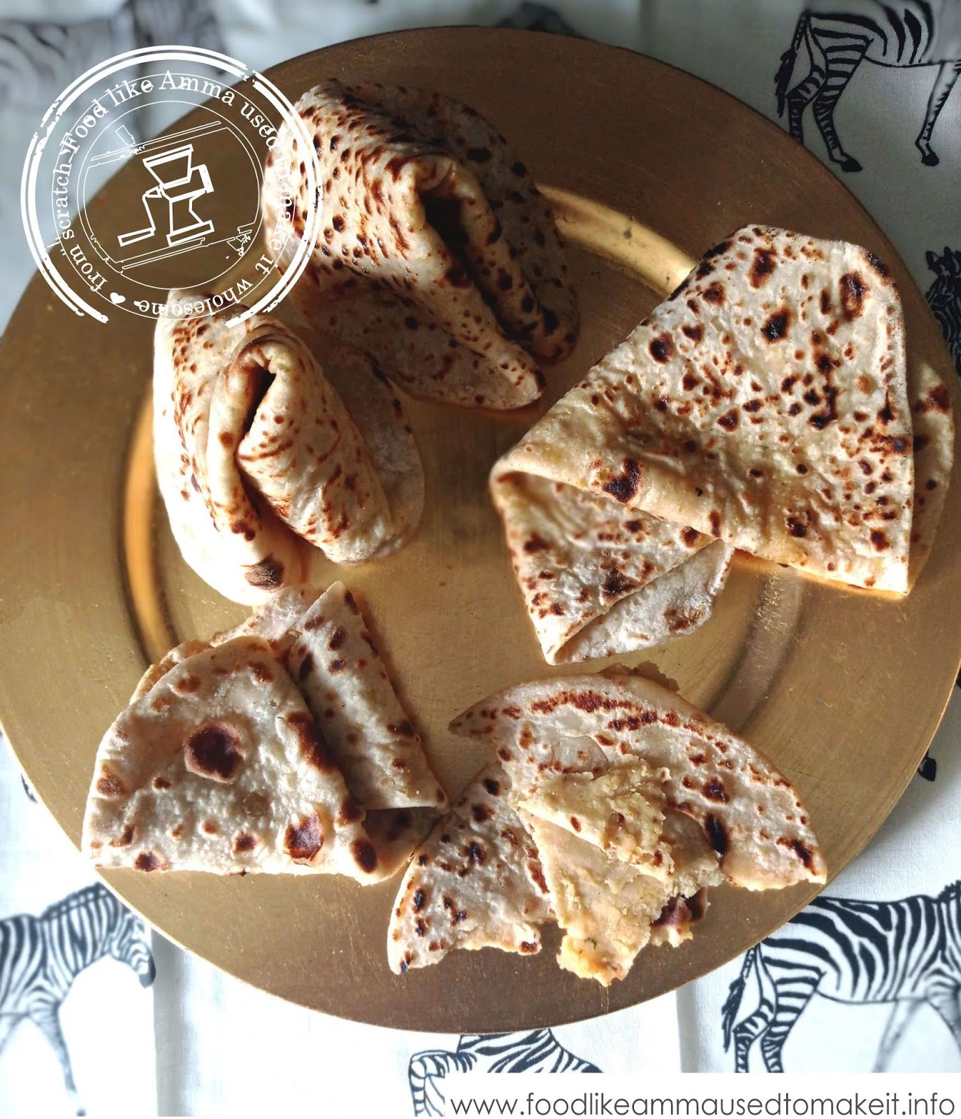 south african dhal roti recipe