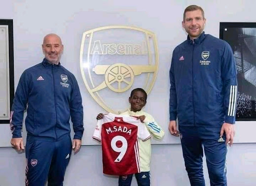 Arsenal sign 9-Year-old Nigerian boy
