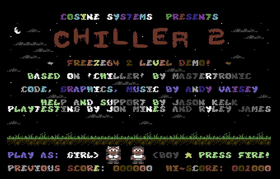 Indie Retro News Chiller 2 C64 game preview based on Chiller by