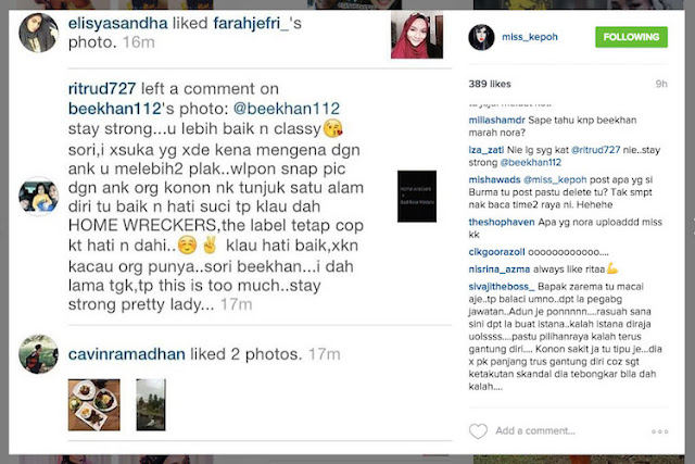 Rita-Rudaini-Sindir-Nora-Danish-Di-Instagram